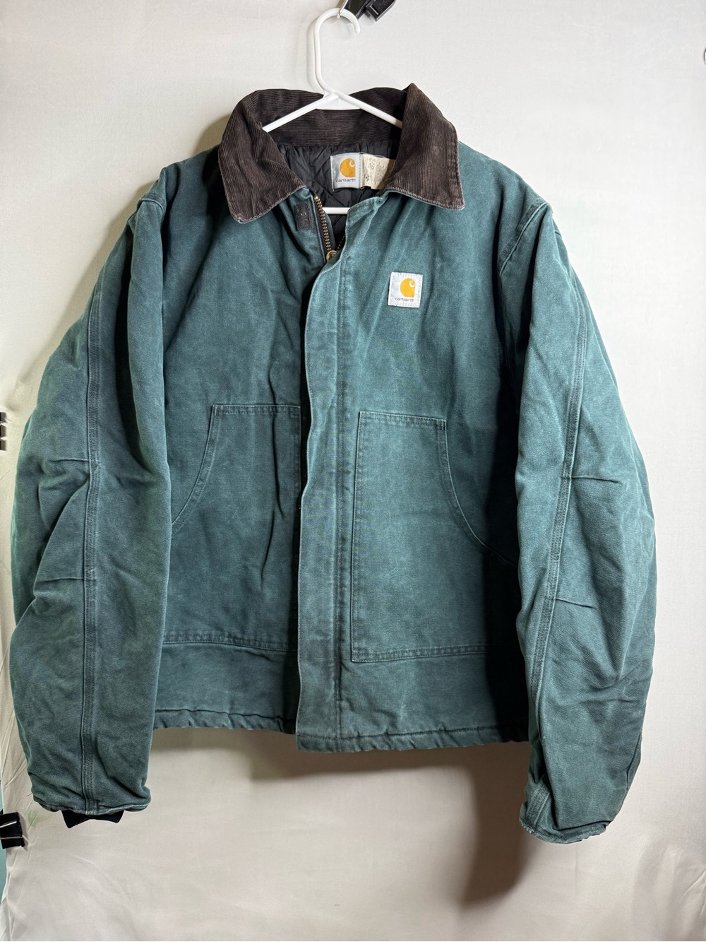 vintage Carhartt Sandstone Traditional Arctic Jacket (model J22 HTG) in Hunter G